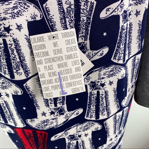 NWT LuLaRoe Americana Randy T - Picture 4 of 5
